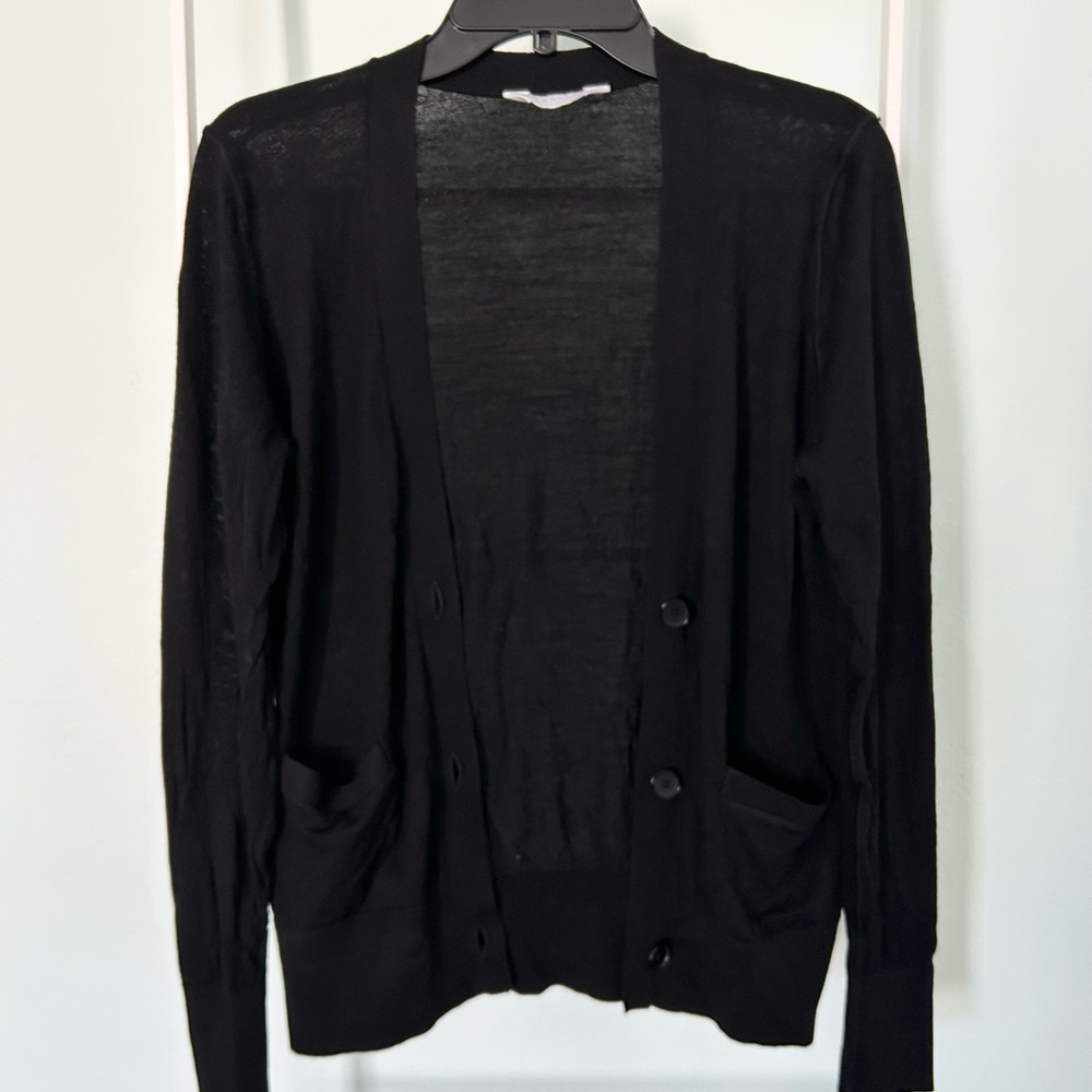 Everlane Luxe Wool Black Cardigan